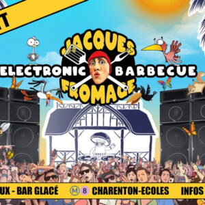 Jacques FROMAGE et Cent Pour Sang la Vie organisent 3 open-air electro en Mai et Juin 2022