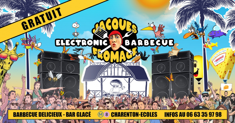 Jacques FROMAGE et Cent Pour Sang la Vie organisent 3 open-air electro en Mai et Juin 2022