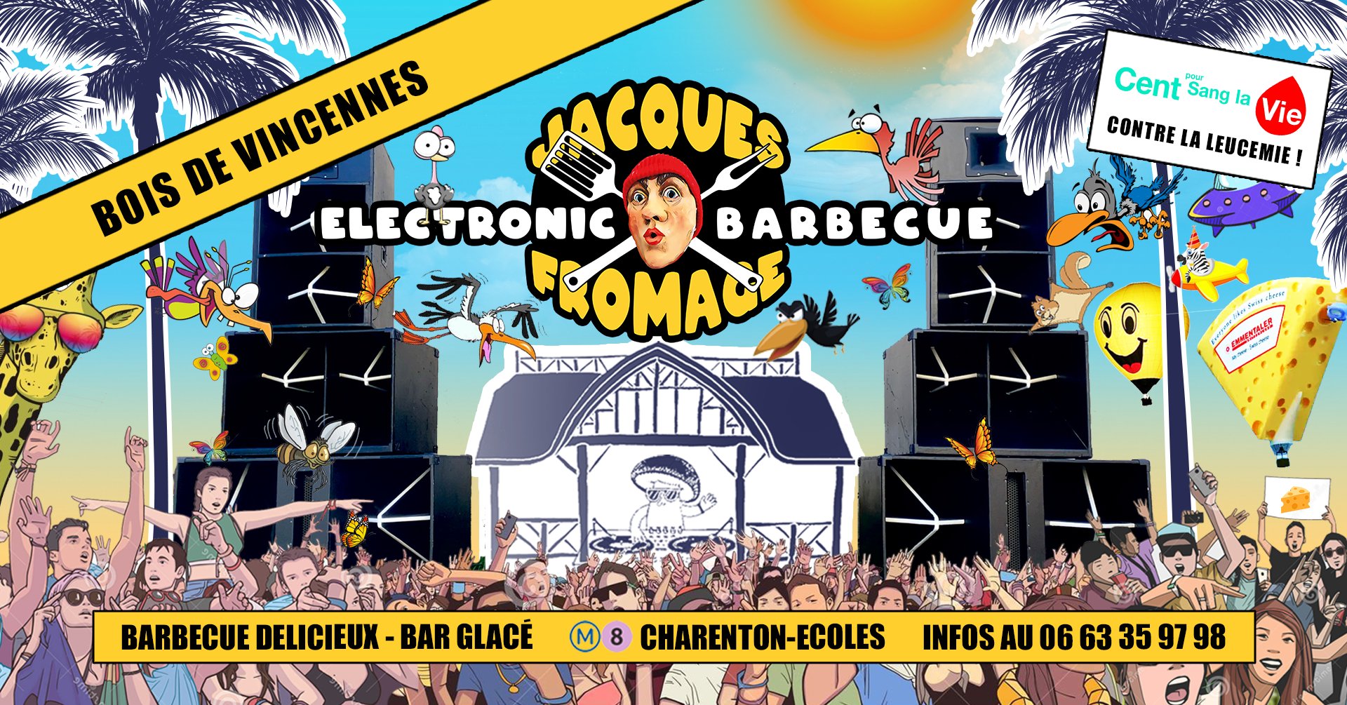 Cent Pour Sang la Vie X Jacques Fromage Electronic Barbecue